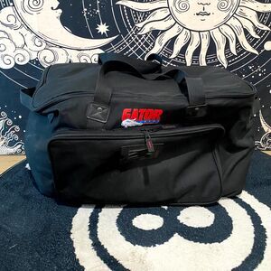 Gator Carry-on Bag Unisex Black Nylon Travel Double Handle Luggage Zip-Around
